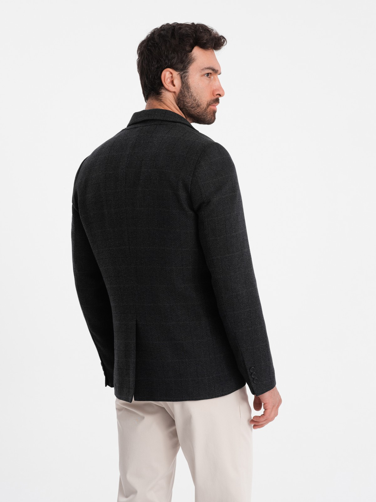 Meeste ruuduline pintsak Ombre Clothing - Image 15