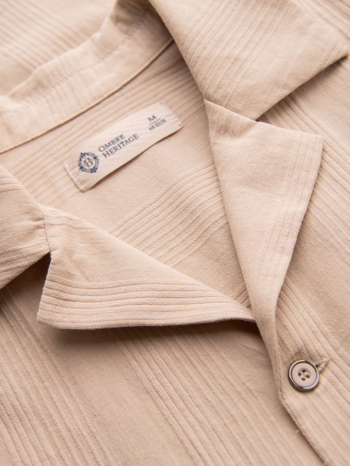 Meeste puuvillane lühikeste varrukatega särk Ombre Clothing - Image 6