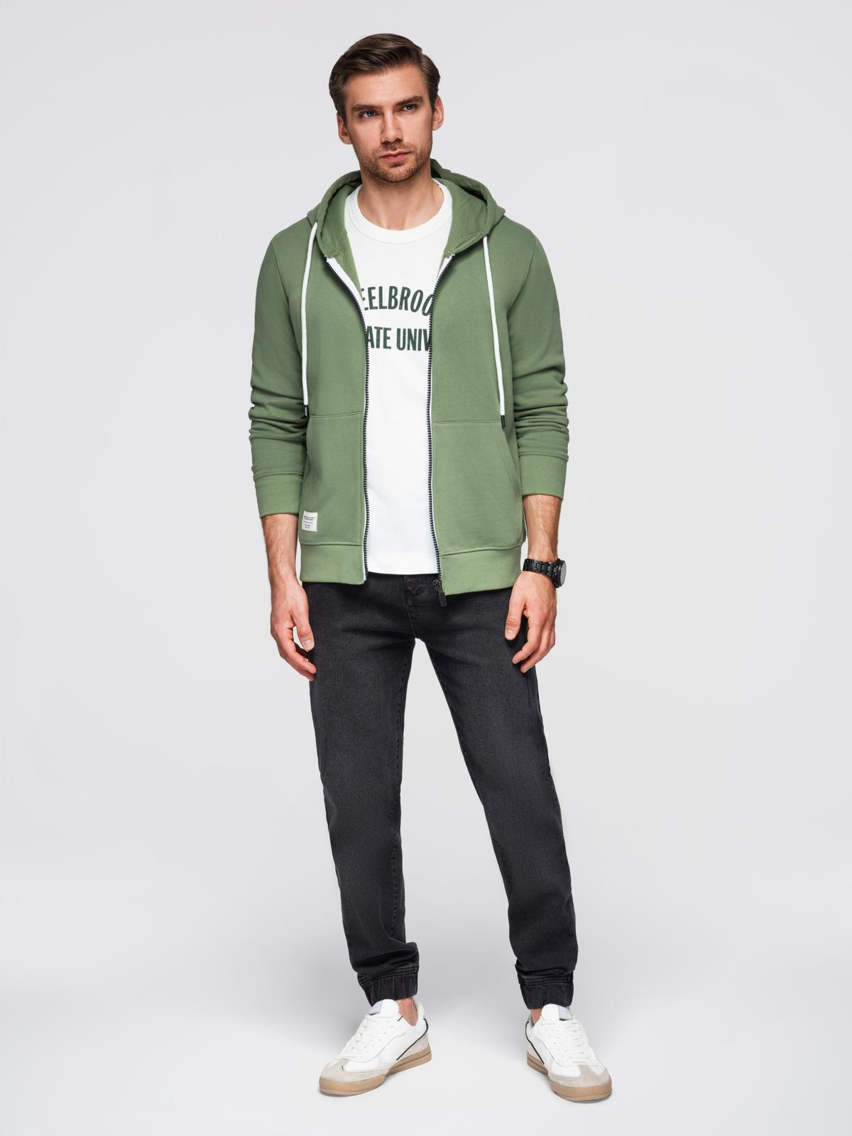 Ombre Clothing meeste lukuga kapuutsiga dressipluus - Image 20