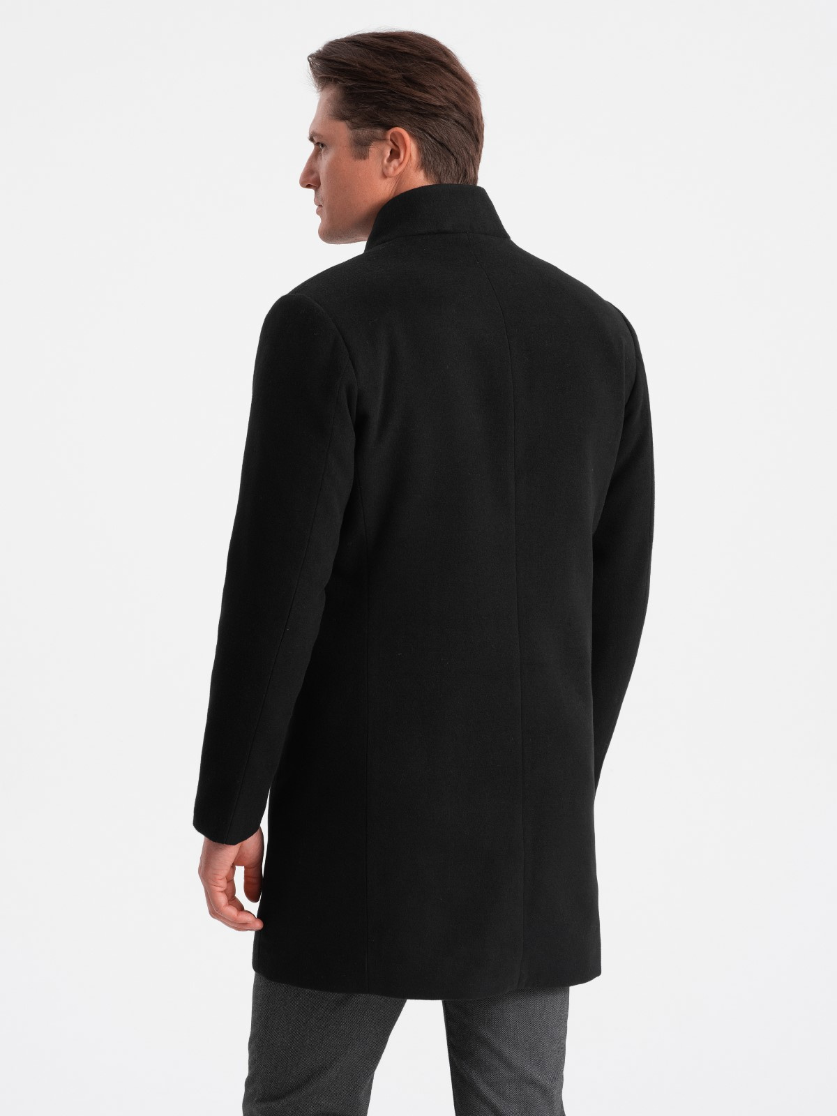 Ombre Clothing meeste poolpikk mantel - Image 11