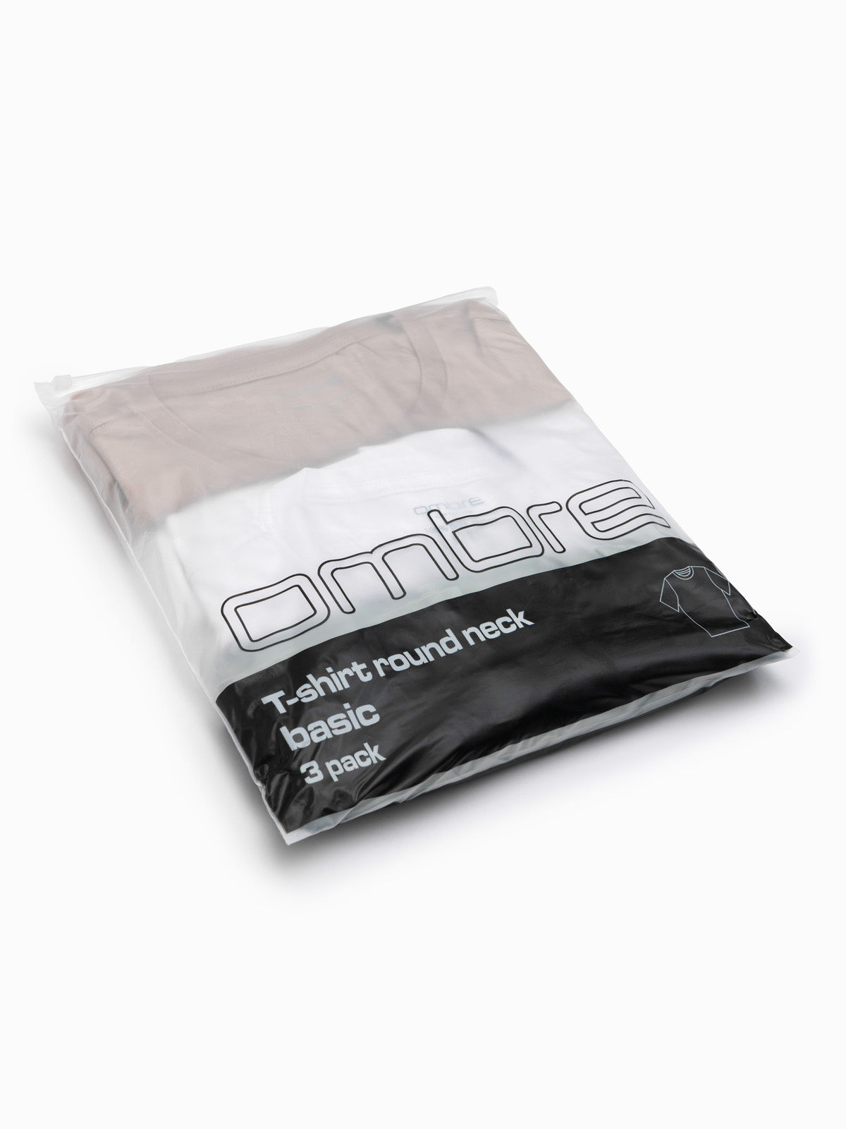 Meeste puuvillaste T-särkide komplekt Ombre (3 tk) - Image 65