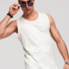 Meeste varrukateta puuvillane maika Ombre Clothing - Thumbnail Image 5
